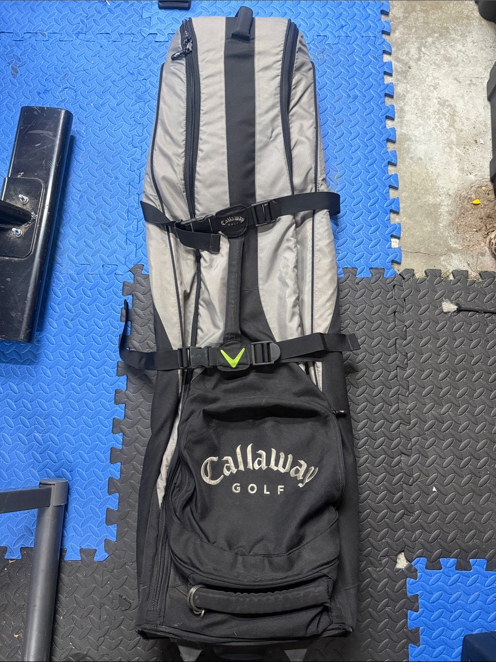 Callaway Black & Gray Golf Travel Bag with Logo - Wheeled